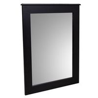 espejo de madera negro 70x03x90