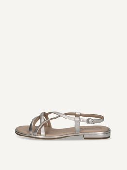 CAPRICE Sandal, metallic, made of Leather with Block heel, Size 37