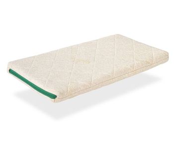 Colchon min cuna 90x40 altura7 cm .latex y coco natural. tejido organico 100%