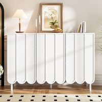 aparador - mueble para salon y comedor - mdf - blanco 120x35x80cm