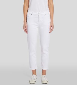 7 For All Mankind para mujer. 7U646549SL7 Jeans Josefina Soleil blanco (25), Casual, Algodón