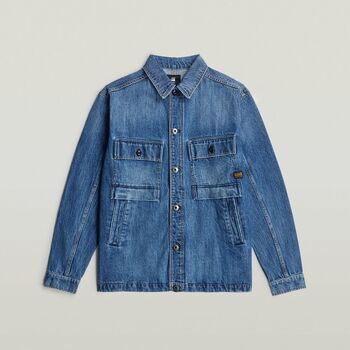 G-Star Raw Cazadora vaquera D26462-D788 MOSA OVERSHIRT-H127 WORN IN WATERWAYS para hombre