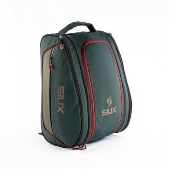 Siux - Paletero Edge Con Capacidad Para 2 Palas Y Compartimento Para Zapatillas - Tipo Mochila Ligero Y Resistente, Verde