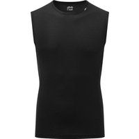 dhb mens merino sleeveless base layer m150 black