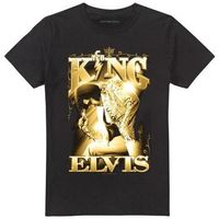 elvis presley camiseta the king para mujer
