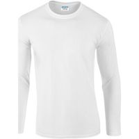gildan camiseta manga larga softstyle para mujer