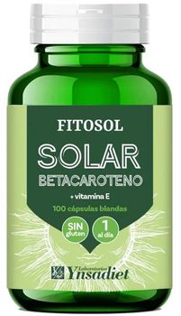Ynsadiet Fitosol Betasol Solar Betacaroteno + VIT. E 100 Cápsulas Blandas
