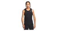 camiseta de tirantes nike dri fit miler negra
