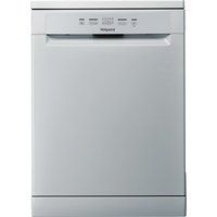 hotpoint aquarius hfc 2b19 sv uk full-size dishwasher - silver silver