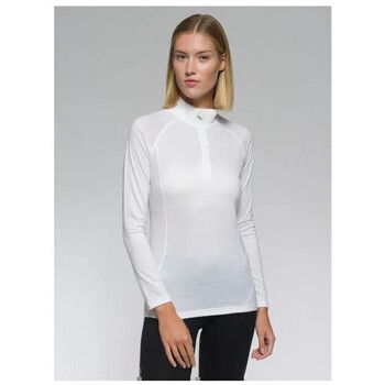 Rewoolution Camiseta manga larga LS Half Zip para mujer