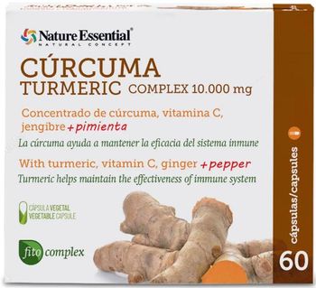 Nature Essential Cúrcuma Complex 10000mg 60 Cápsulas Vegetales