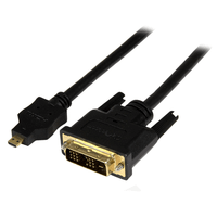 1m micro hdmi to dvi-d cable - mm