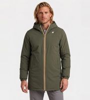 k-way para hombre k6128ww chaqueta reversible jacob st warm double verde gris s casual nylon