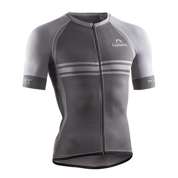 Maillot m/c Ciclismo Lurbel Cycling Wolf ¡AHORRA 40%! - XL, Gris hielo