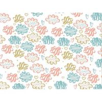 fotomural vinilo infantil nubes colores 400 x 300 cm