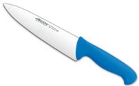 cuchillo cocinero de acero inoxidable nitrum de 200 mm mango azul