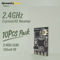 modulo rx speedybee nano elrs 24ghz 100mw con antena ipex1 t 07g para mini quadcopter fpv rc plane 1pc 3pcs 5pcs