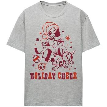 Disney Camiseta 101 Dalmatians Holiday Cheer para mujer