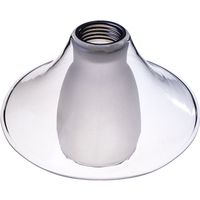 tulipa apache de cristal transparente en forma de paraguas d115xalt7cm para g9 rosca