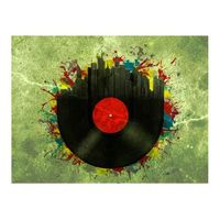 papel pintado 3d - colorful melodies of the city 350x270 cm