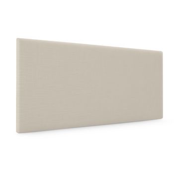 Cabecero De Lino Natural Liso 110x50cm Camas 105 - Beige