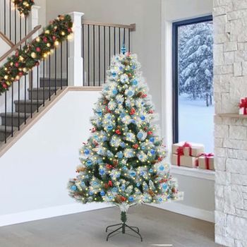 Vidaxl Árbol De Navidad Artificial Verde Y 240 Cm