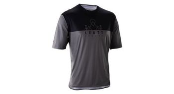 Maillot de manga corta leatt trail 3 0 negro gris  hombre