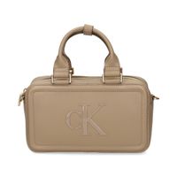 calvin klein bolsos mujer - beige talla os