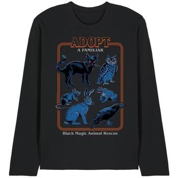 Steven Rhodes Camiseta manga larga Adopt A Familiar para mujer