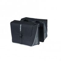 basil alforjas forte reflectante negro impermeable 35l