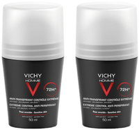 vichy homme desodorante anti-transpirante roll-on 2x50 ml