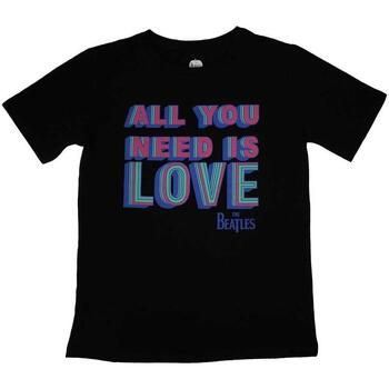 The Beatles Camiseta manga larga All You Need Is Love para mujer