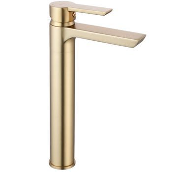 Grifo De Lavabo Rea Argus Gold Brush High
