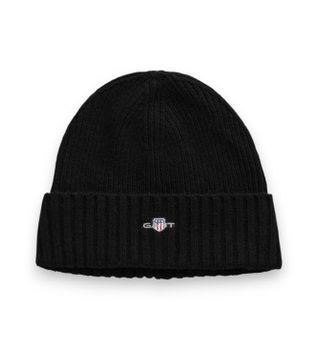 Gant para hombre. 9910023 Gorro Shield negro (OSFA), Casual, Lana