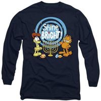 garfield camiseta manga larga shine bright for hanukkah para mujer