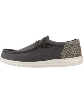 de HEY DUDE MOCASINES HOMBRE MODELO WALLY FUNK BLOCK PRINT COLOR GRIS BL BLKEGR