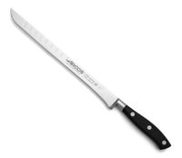 cuchillo jamonero acero inoxidable forjado nitrum 250 mm mango negro