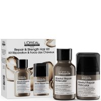 loreal professionnel absolut repair molecular mini gift set shampoo  leave-in hair mask for damaged hair 100ml 50ml