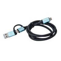 i-tec usb-c cable to usb-c with integrated usb 30 adapter