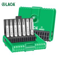 laoa juego de extractores de tornillos danados de 7 piezas guia torx de broca extractor rapido roto herramienta de extraccion de tornillos de perno roto