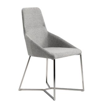 Silla comedor tapizada tela