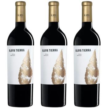 Alaya Tierra Vino Tinto Con Crianza De 15 Meses En Roble Francés 75 Cl 16 % Pack 3 Botellas