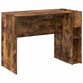 Escritorio Roble Ahumado Madera De Ingeniería 109 X 50 X 78 Cm Vidaxl