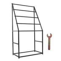 soporte para toallas de piscina al aire libre multifuncional autonomo de 80 cm de largo y 150 cm de ancho - negro