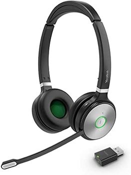 Yealink WH62 Portable Auriculares Inalámbrico Diadema Llamadas/Música Negro, Gris