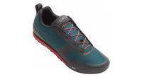 zapatillas mtb giro tracker fastlace azul rojo brillante