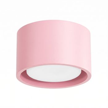 Plafone rosa aluminio alt. 6 cm