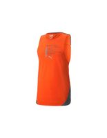 camiseta de fitness puma train everfresh tank m orange