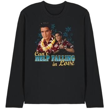 Elvis Presley Camiseta manga larga Cant Help Falling para mujer