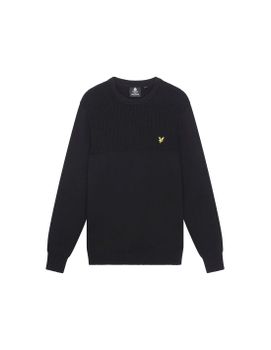 Sudadera Lyle & scott V1-Crew Lambswool marrón Hombre